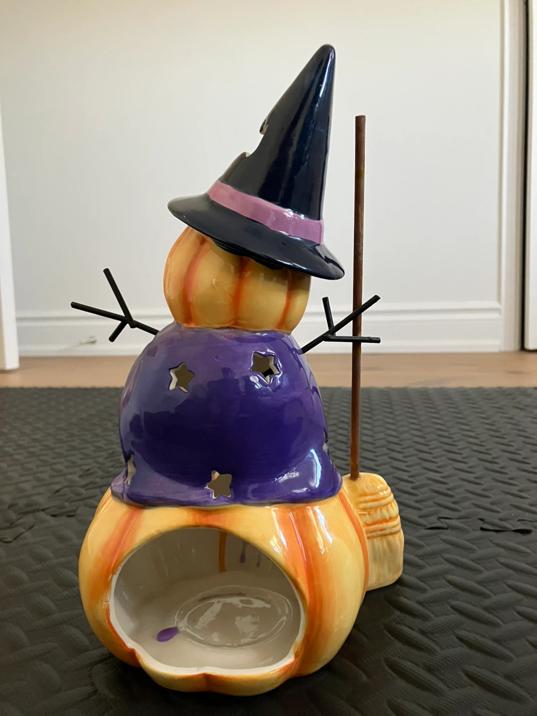 Halloween Pumpkin Candle Holder - photo 3