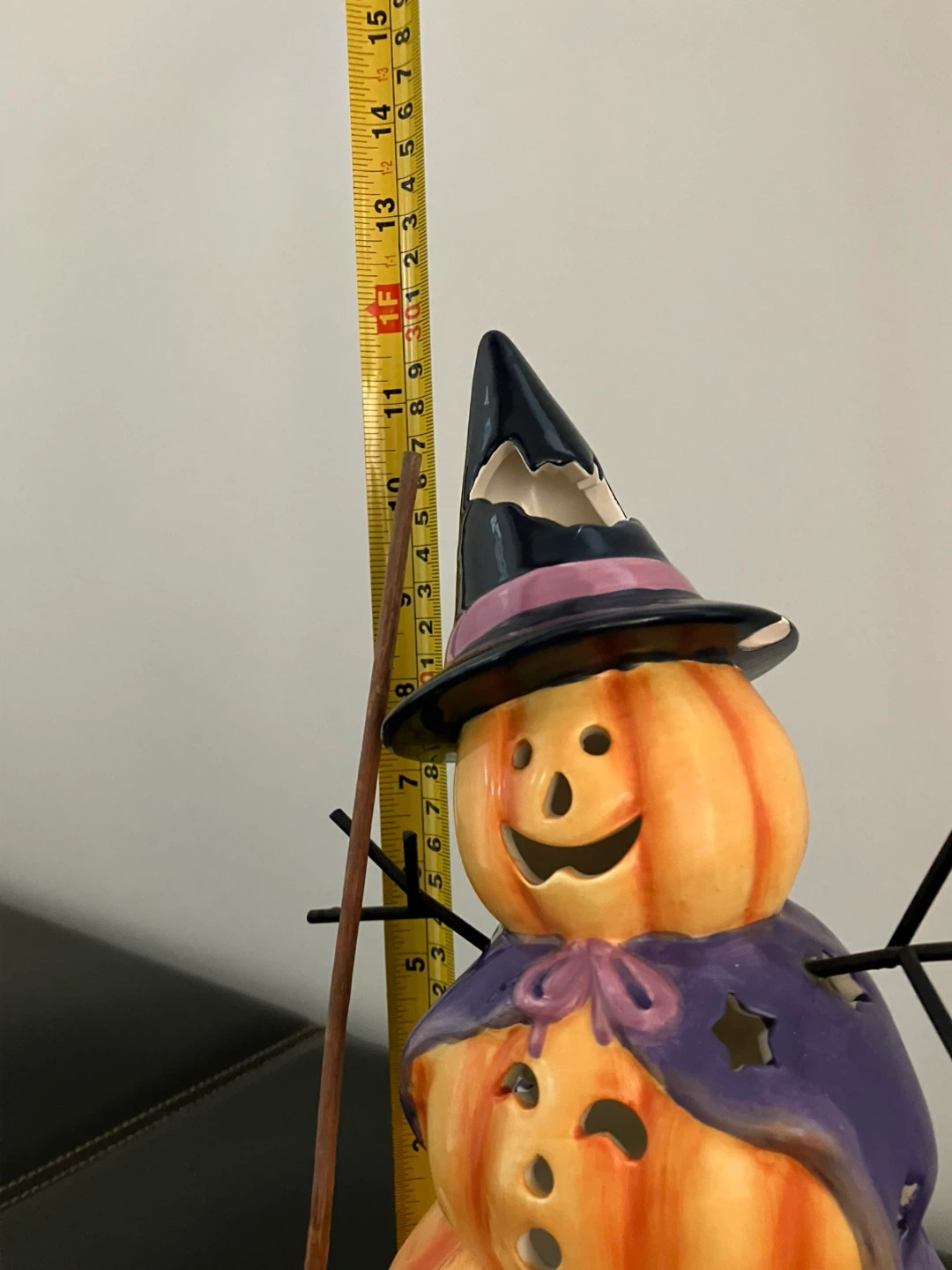 Halloween Pumpkin Candle Holder