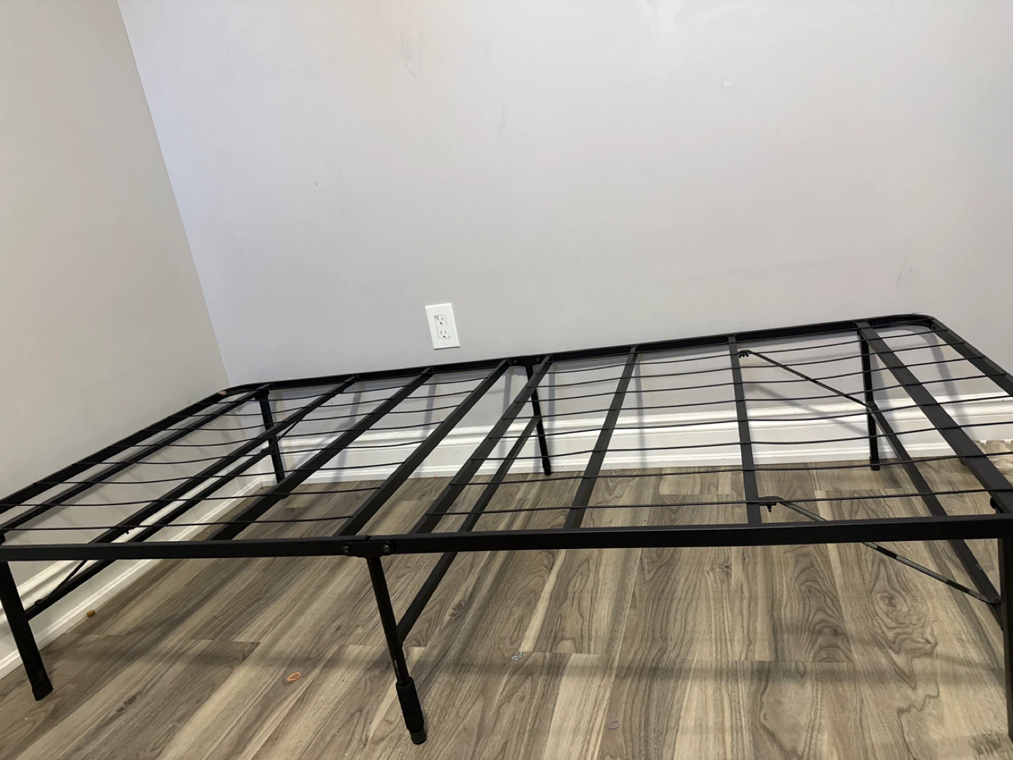 Black Metal Bed Frame - photo 2