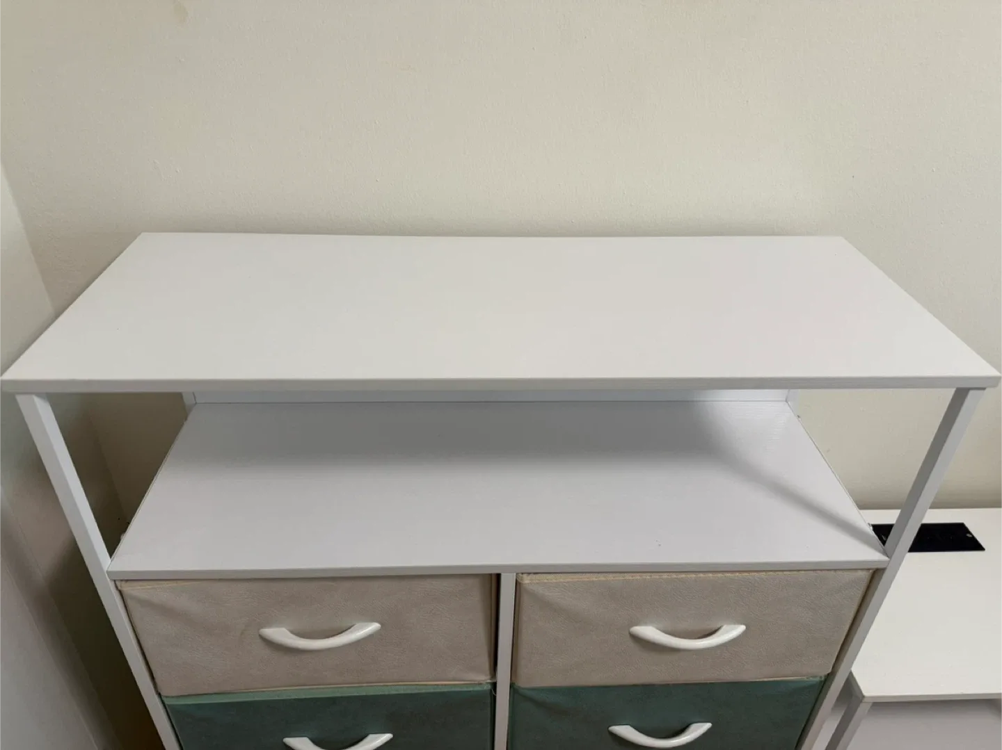 🚚Moving sale Storage Shelf with Fabric Drawers image indicator(2)