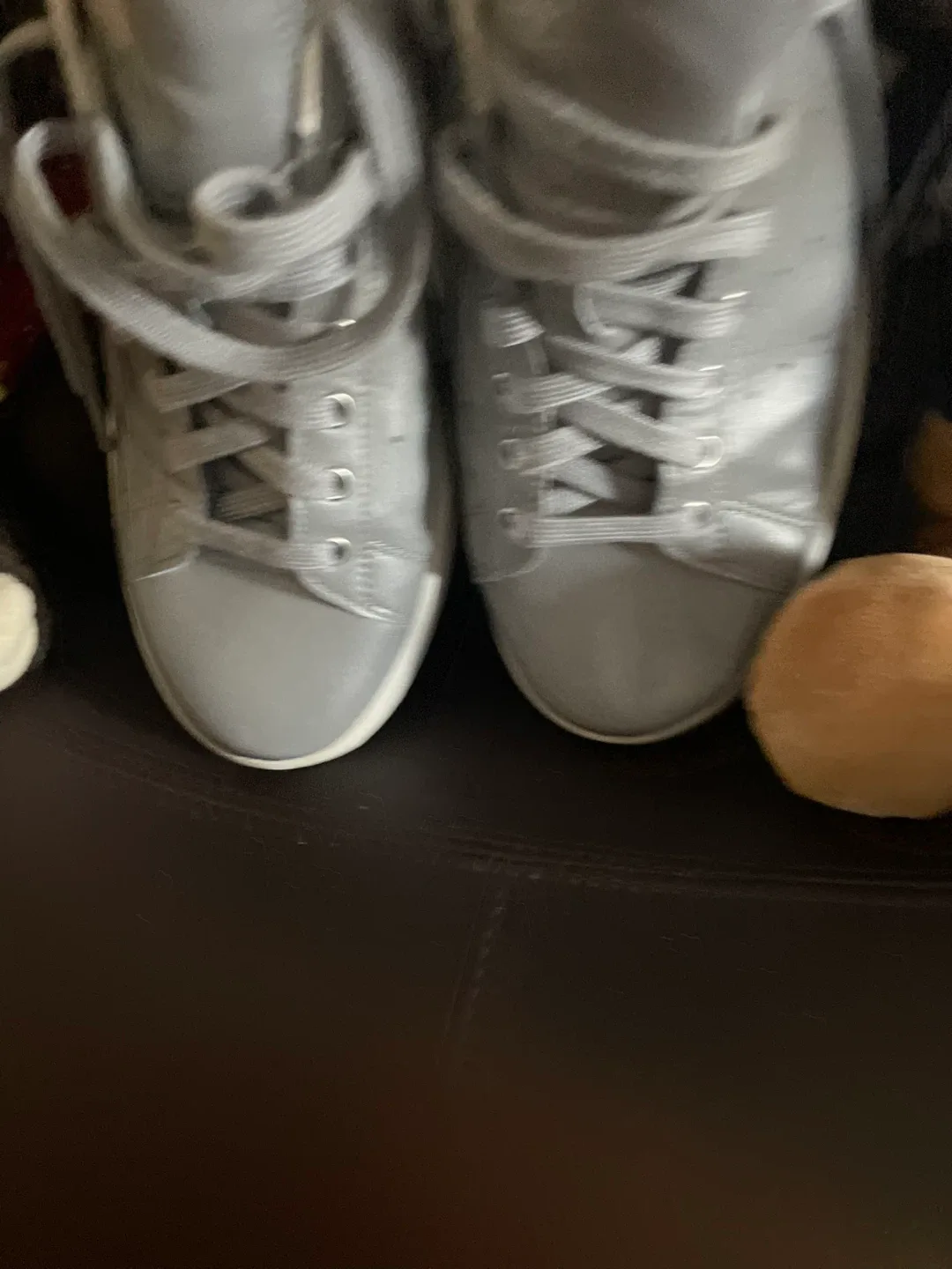 Adidas Stan Smith Grey Sneakers - Size 10 image indicator(6)