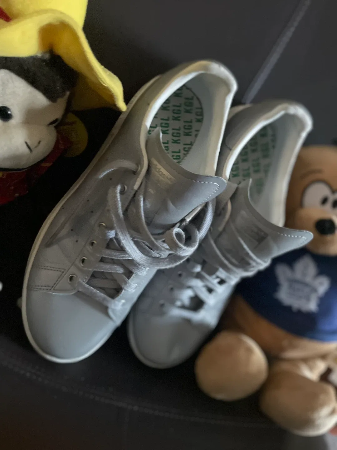 Adidas Stan Smith Grey Sneakers - Size 10 image indicator(5)