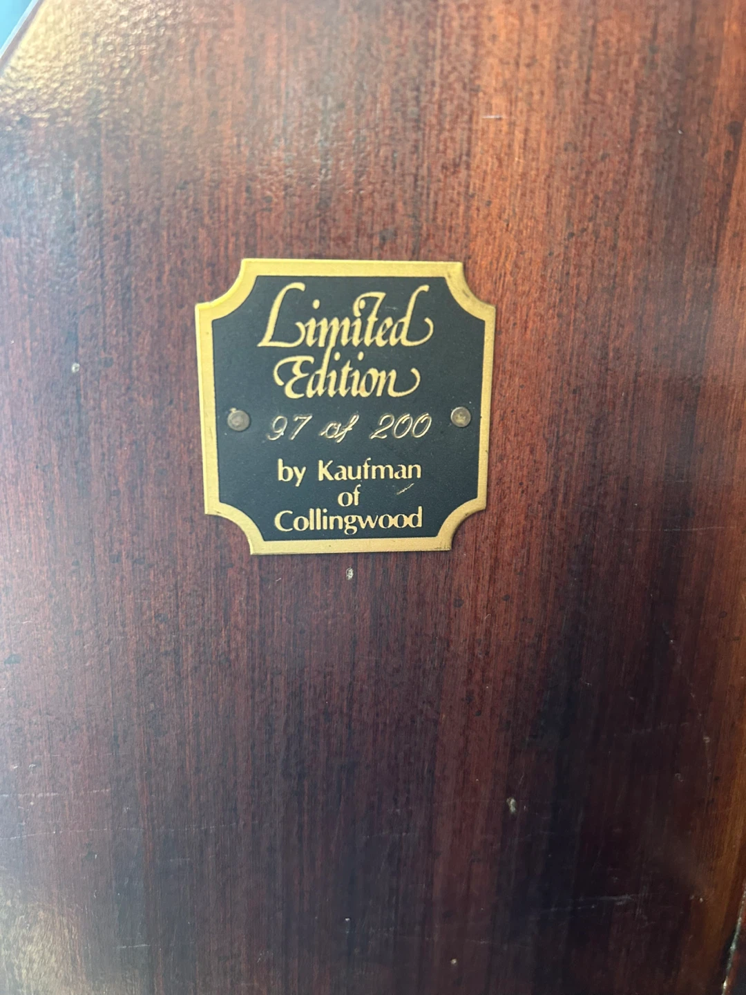 Kaufman of Collingwood Limited Edition Secretary Desk - photo 3