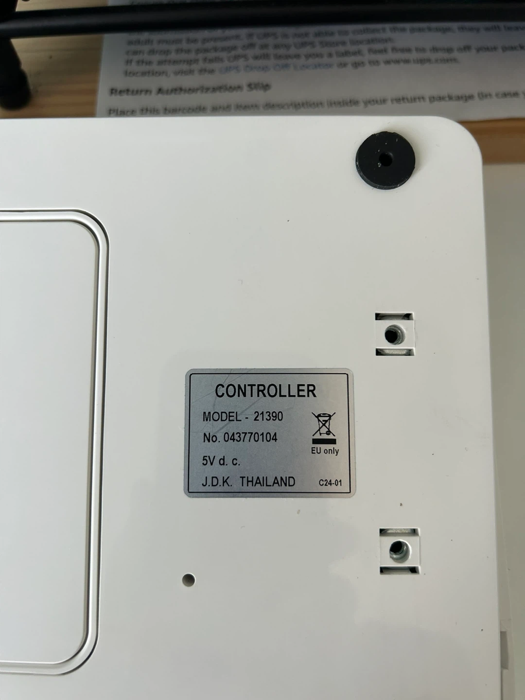 Janome extra large foot controller - photo 3