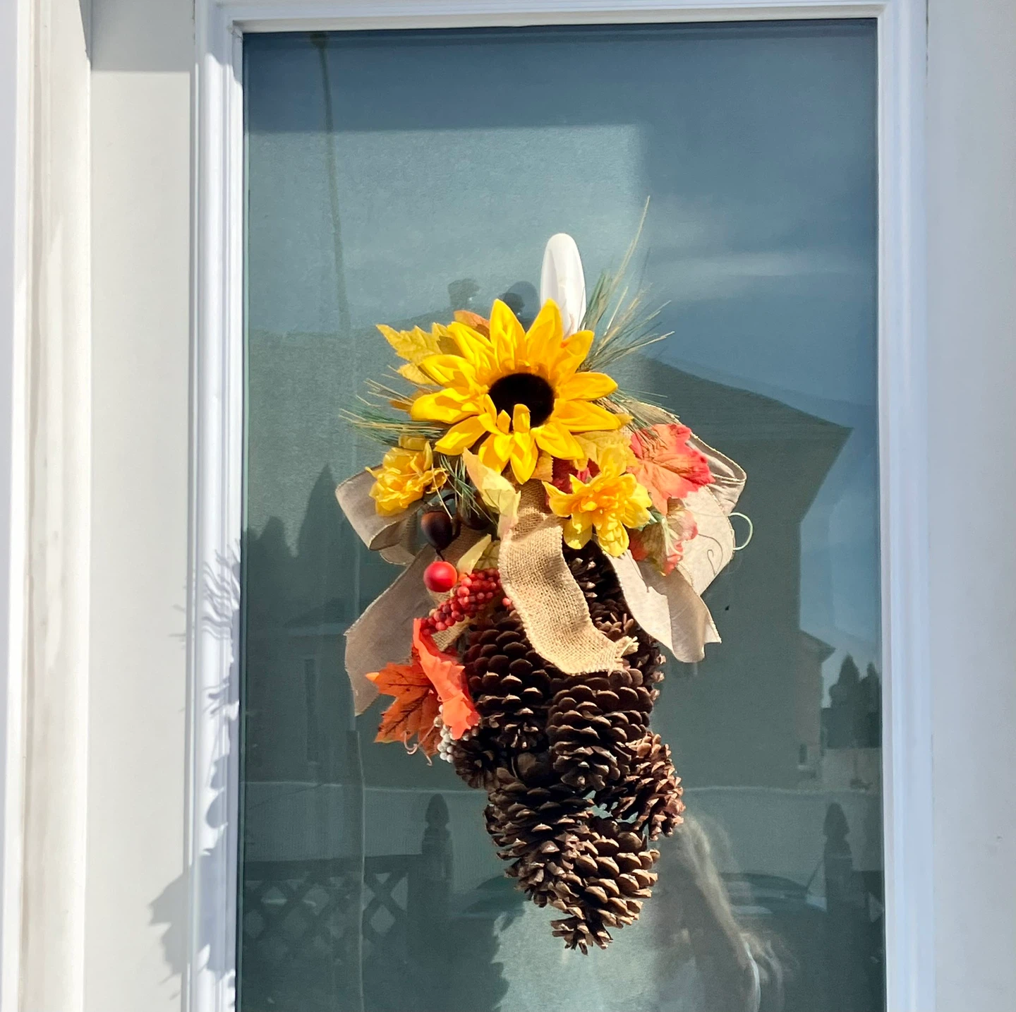 Pinecone & Sunflower Door Hanger - photo 4