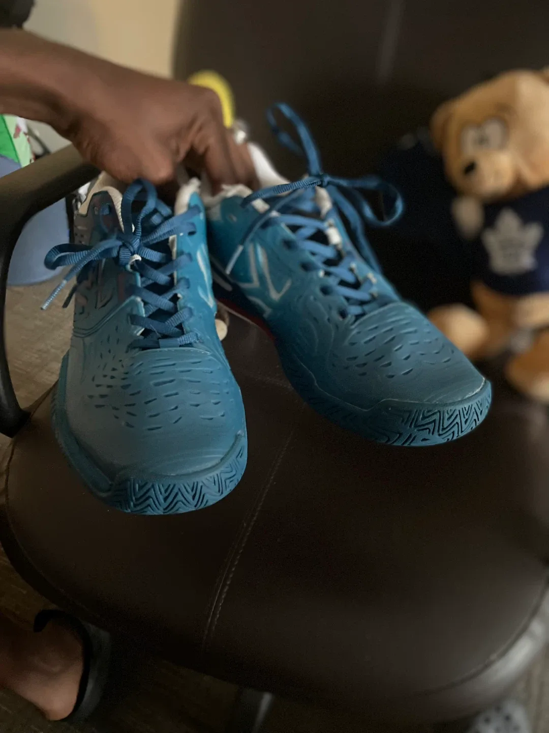 Decathlon TS 560 Blue Tennis Shoes - Size 9 image indicator(3)