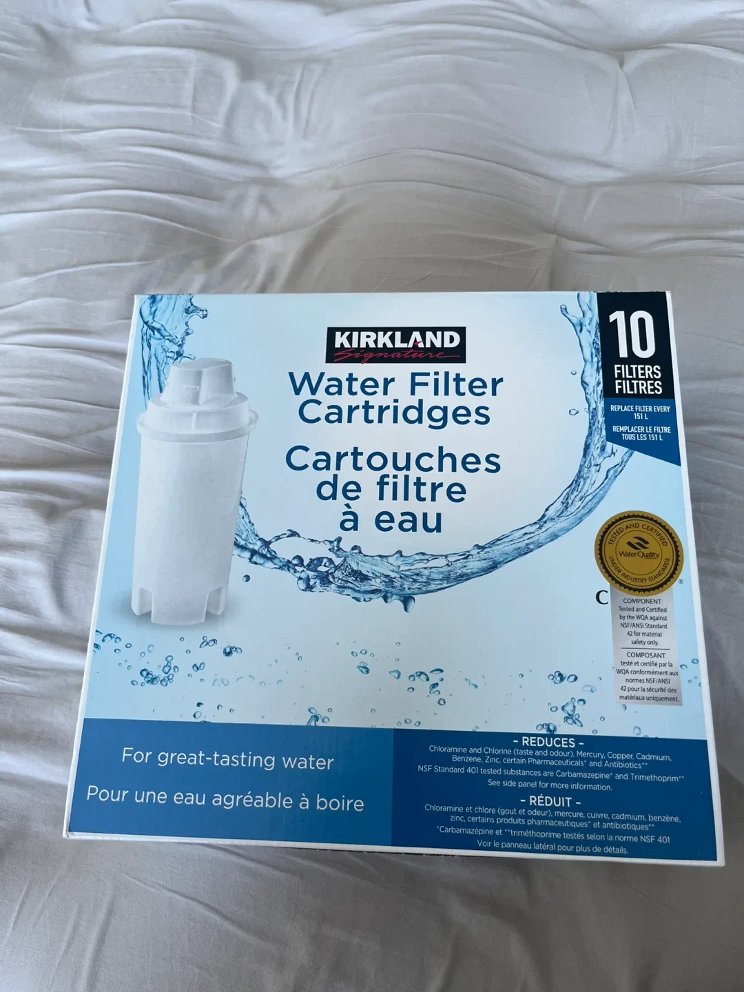 Kirkland Water Filter Cartridges - 5 unused thumbnail