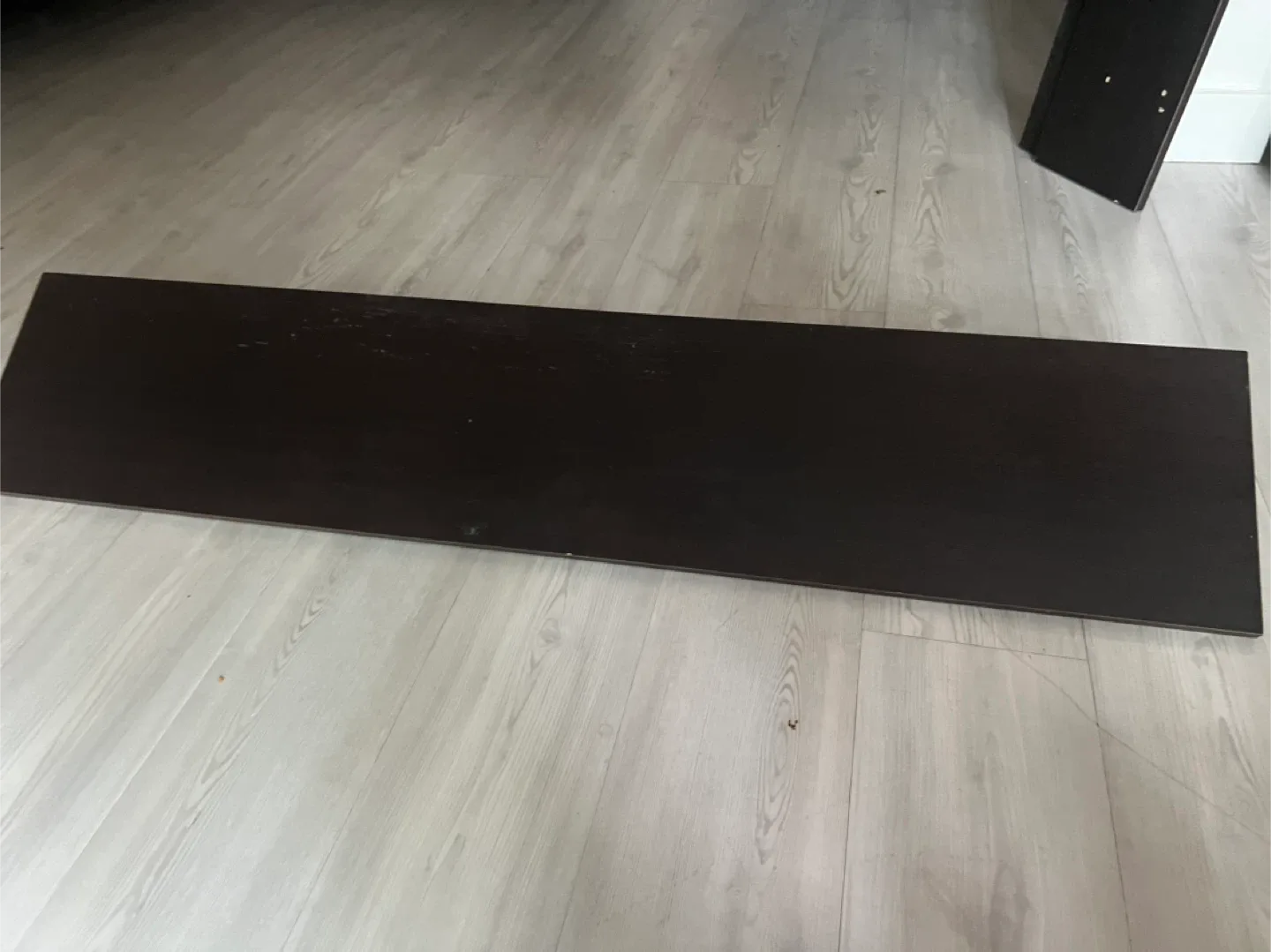 Dark Brown Shelves with Brackets/wall wood thumbnail