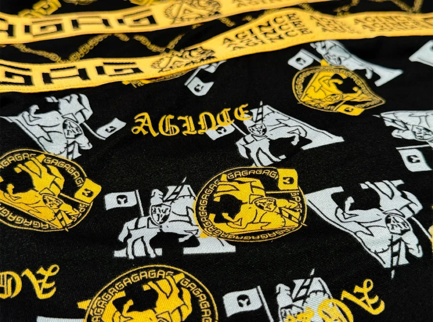 New AGAG Men's Boxer Briefs - Black set 4 size S-M image indicator(3)