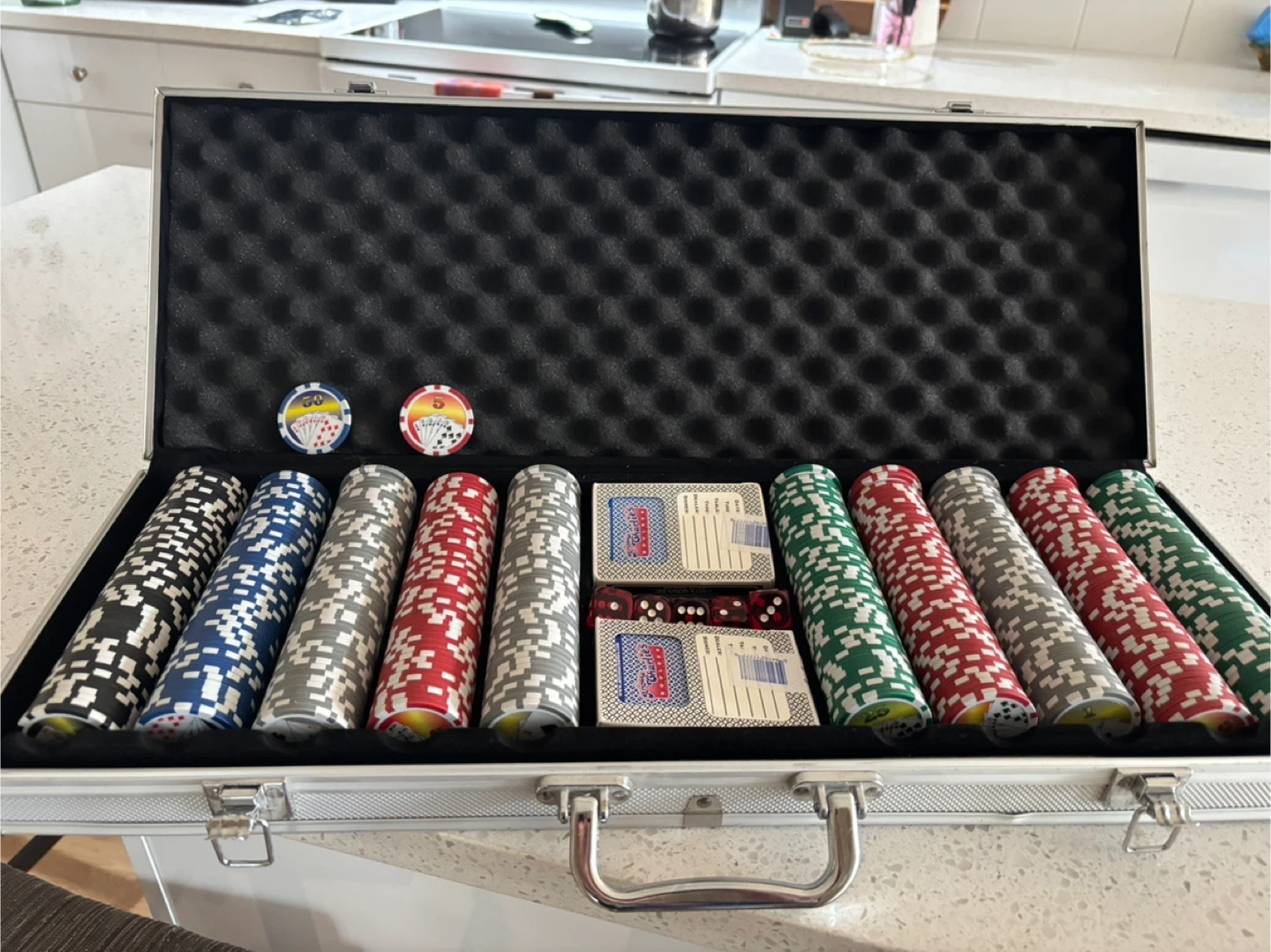 Poker Set with Case