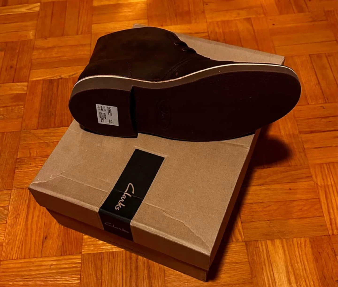 Clarks Desert Boot - Brown Leather, Size 7