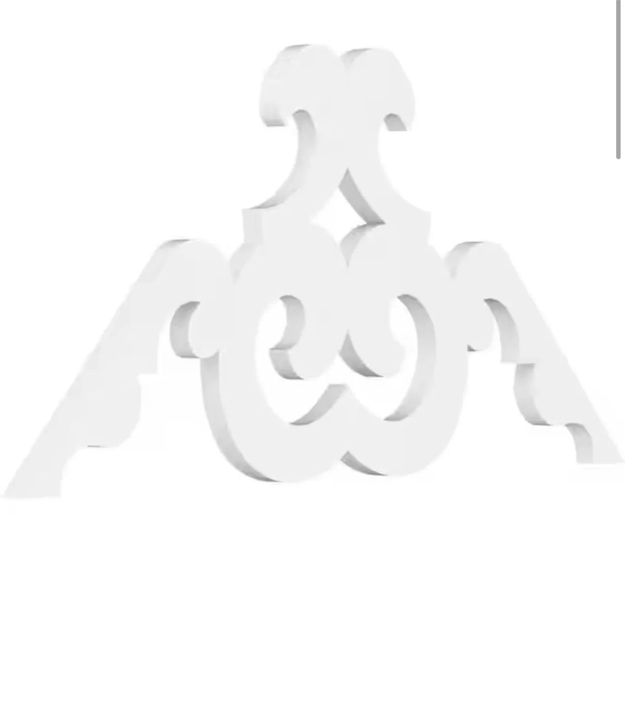 Ekena Millwork Gable Pediment 48"W x 22"H x 1"P image indicator(2)