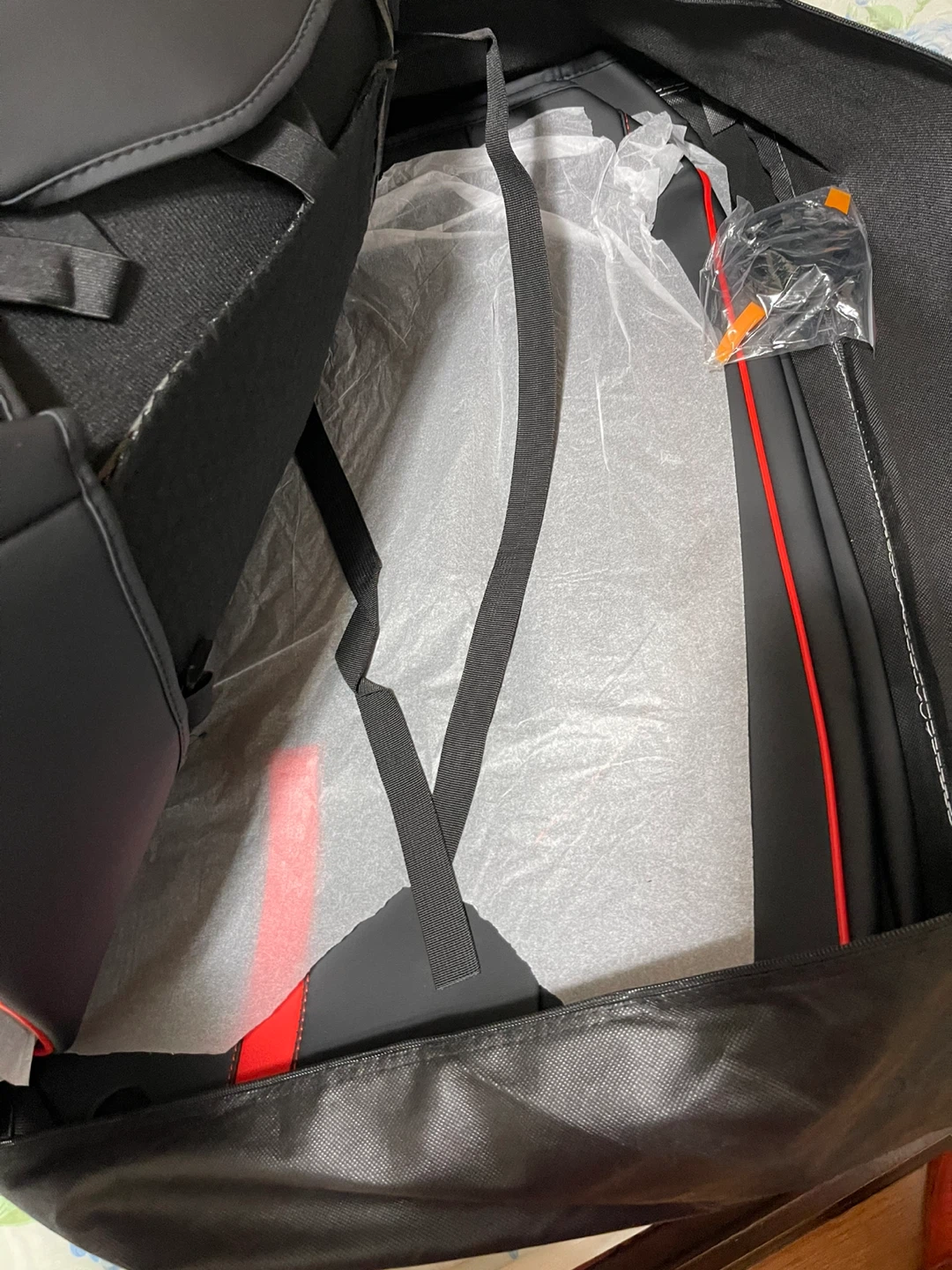 Car Seat Cover - Black & Red Trim - photo 2