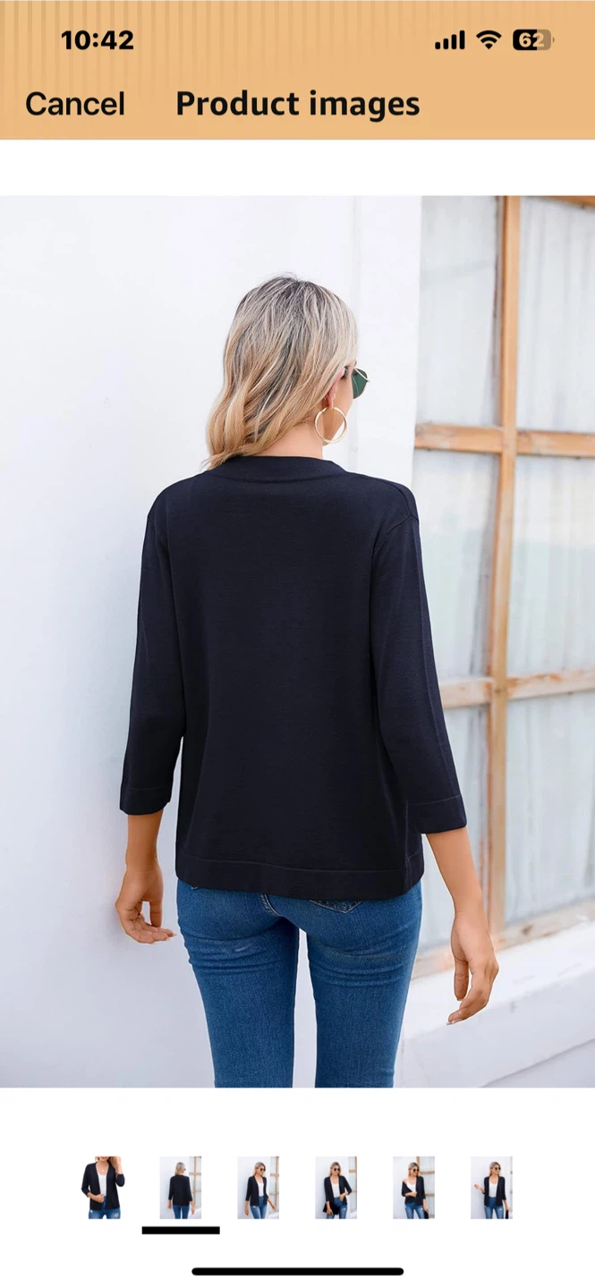 Croft & Barrow Blue Cardigan - Size Medium - photo 2