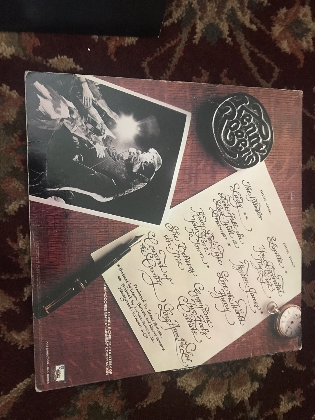 Kenny Rogers Greatest Hits Vinyl Record - photo 2