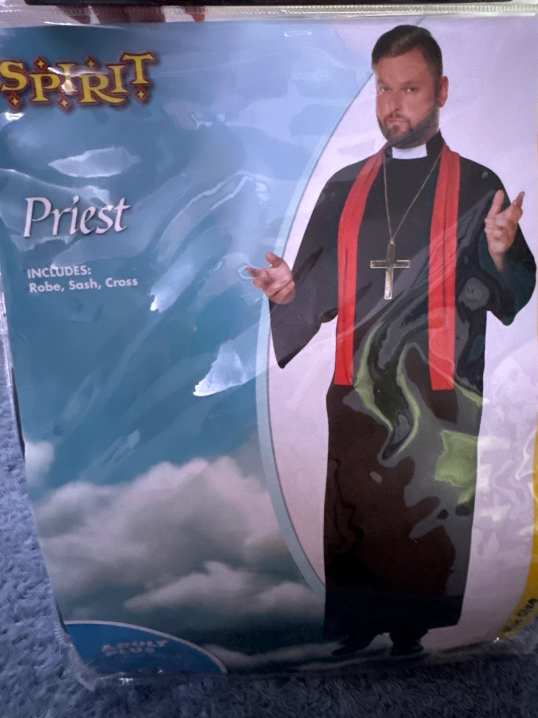 Spirit Halloween Priest Adult Plus Costume