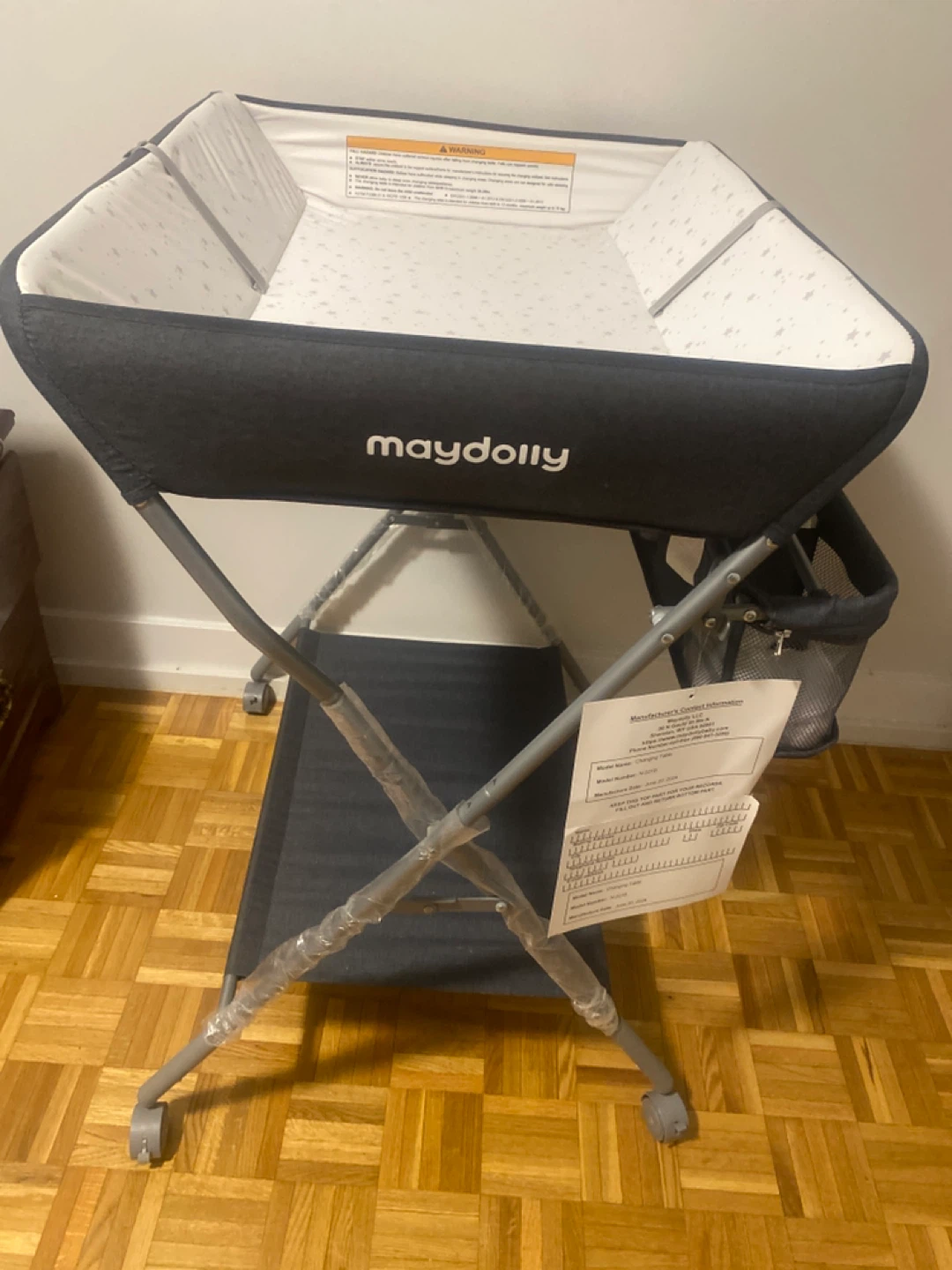 Maydolly Baby Changing Table - Gray