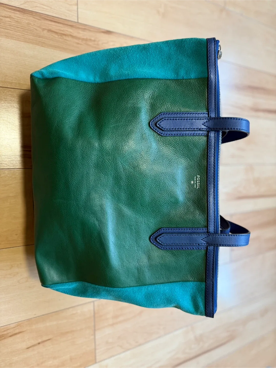 Fossil Tote Bag - Green & Blue image indicator(4)