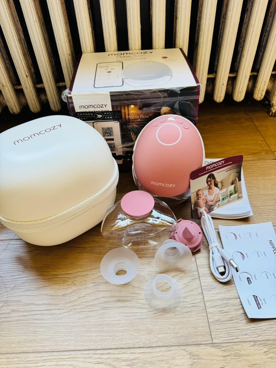 Momcozy Mobile Flow Breast Pump with Box
