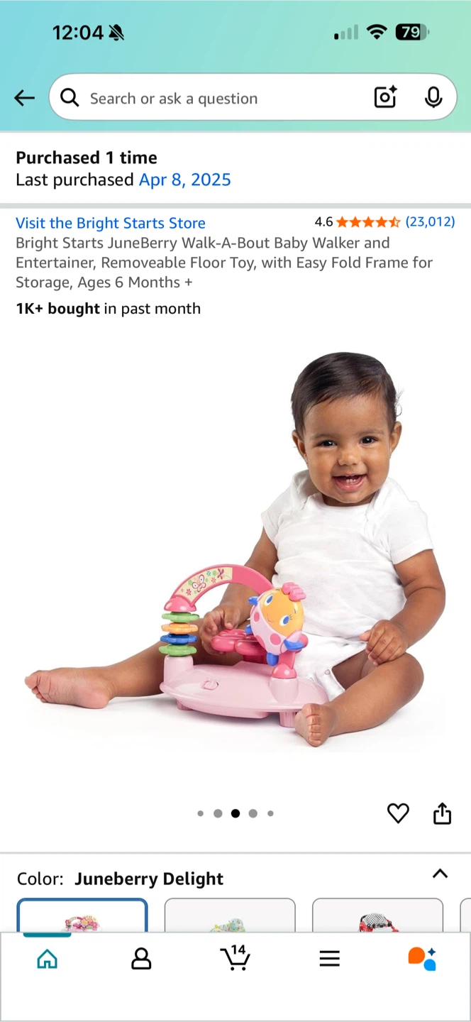 Pink Baby Walker - photo 2