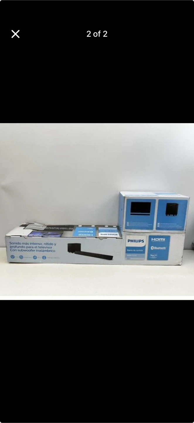 Philips Soundbar with Subwoofer - photo 2