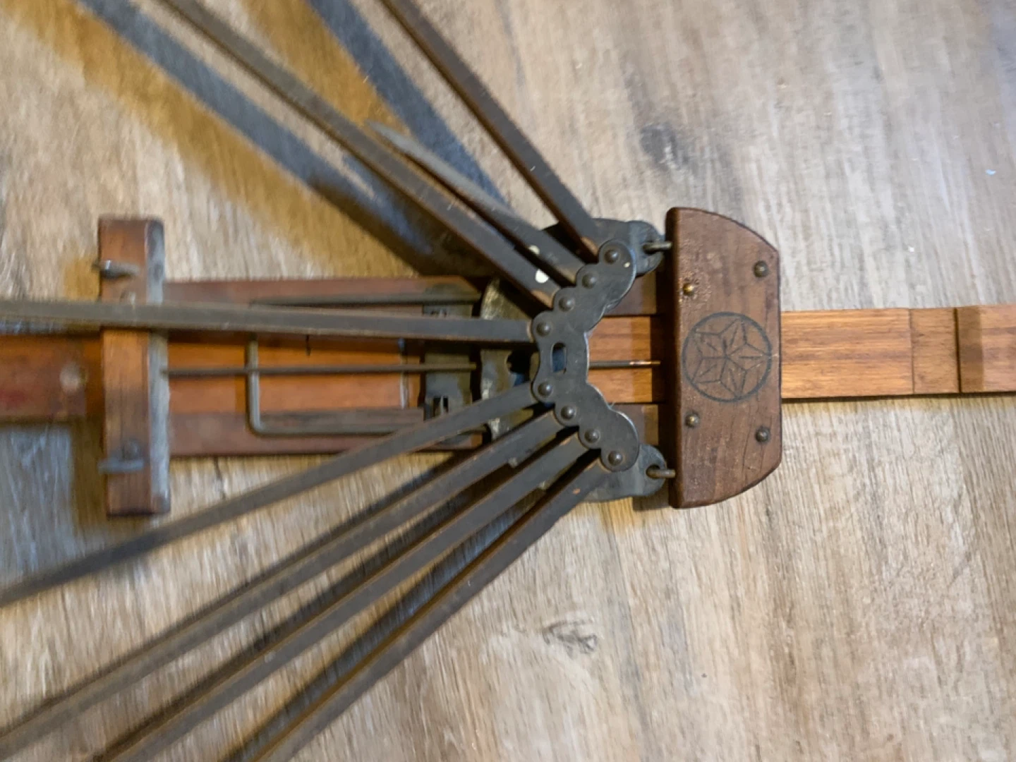 Antique Wooden Clothes Drying Rack