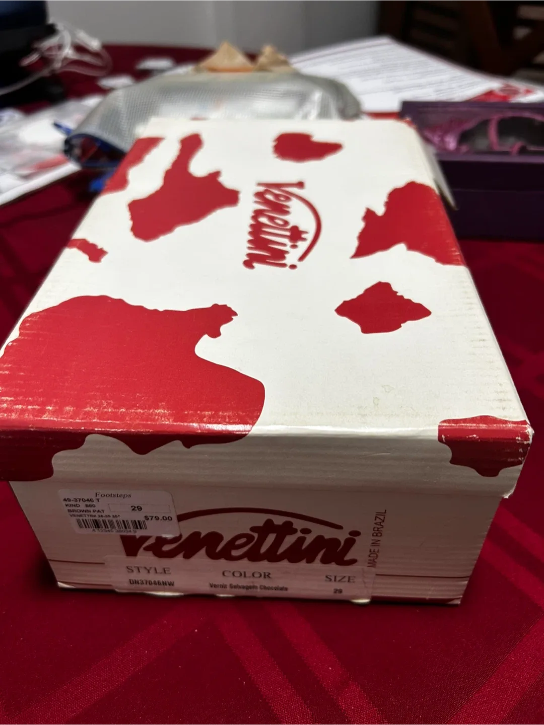 Venettini Chocolate Loafers - Size 29 thumbnail