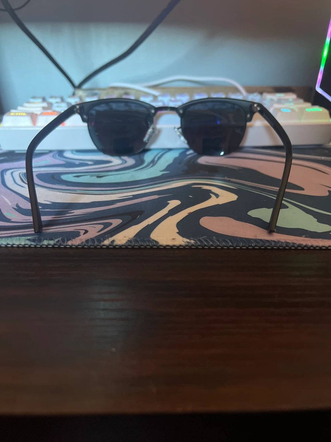 Ray-Ban Clubmaster Sunglasses - Black - photo 3