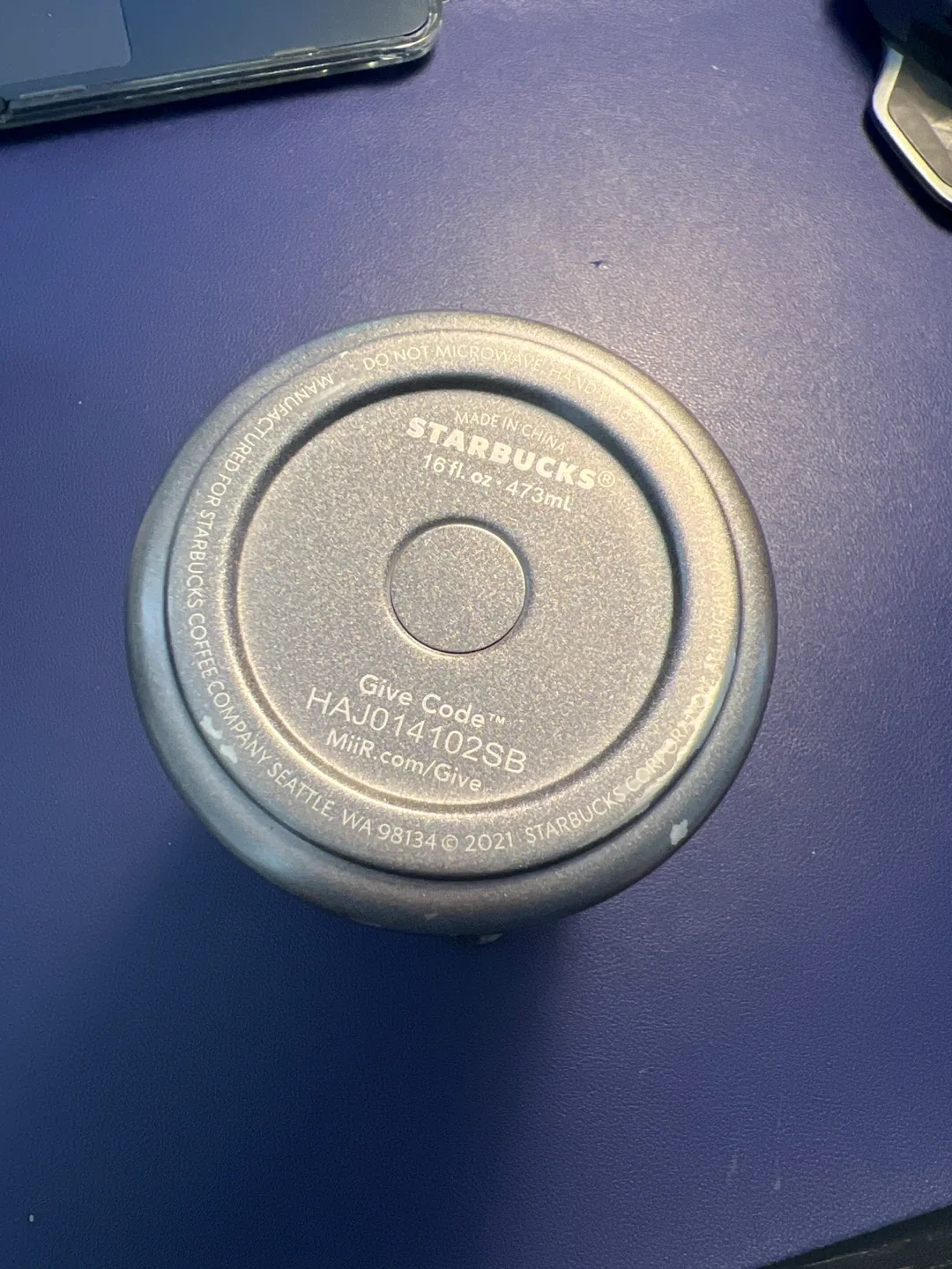 Miir Starbucks Silver Tumbler - 16 fl oz image indicator(2)