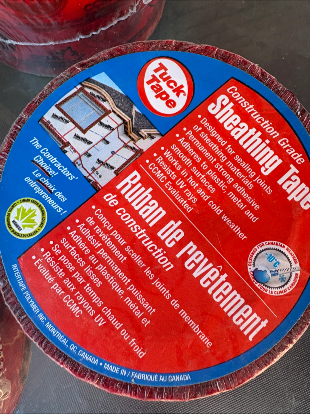 Armour Tape 2in x 180ft & Tuck Tape Sheathing Tape - photo 3