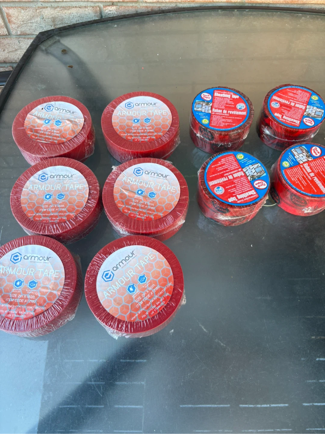 Armour Tape 2in x 180ft & Tuck Tape Sheathing Tape - photo 2