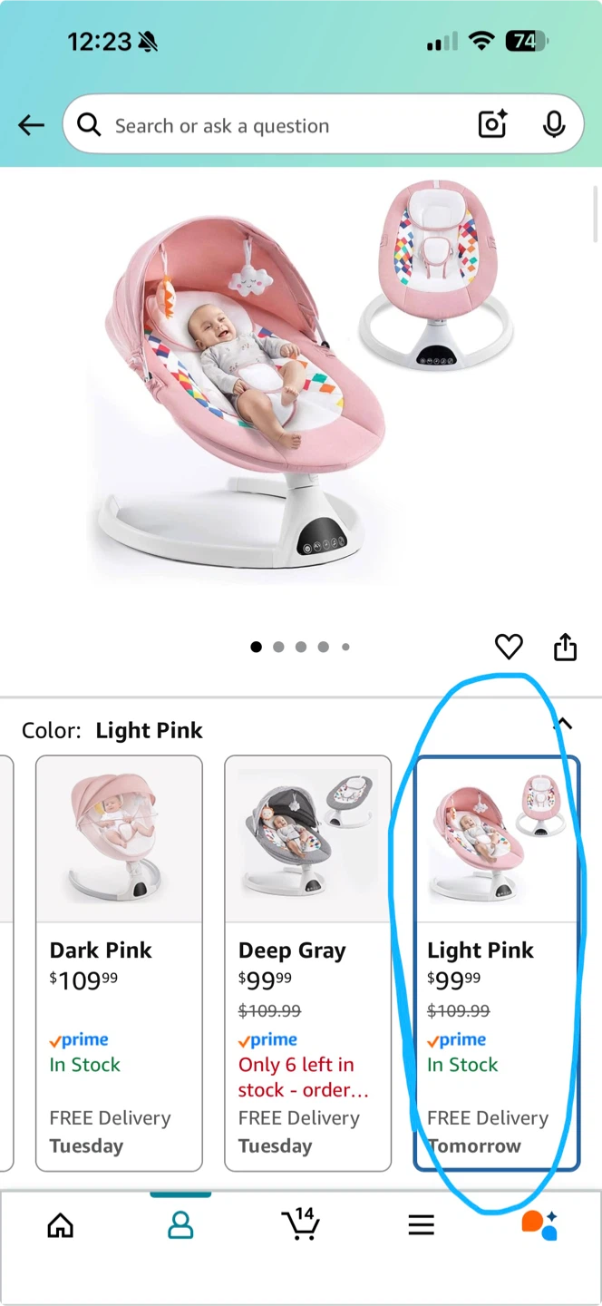 Baby Bouncer - Pink - photo 3