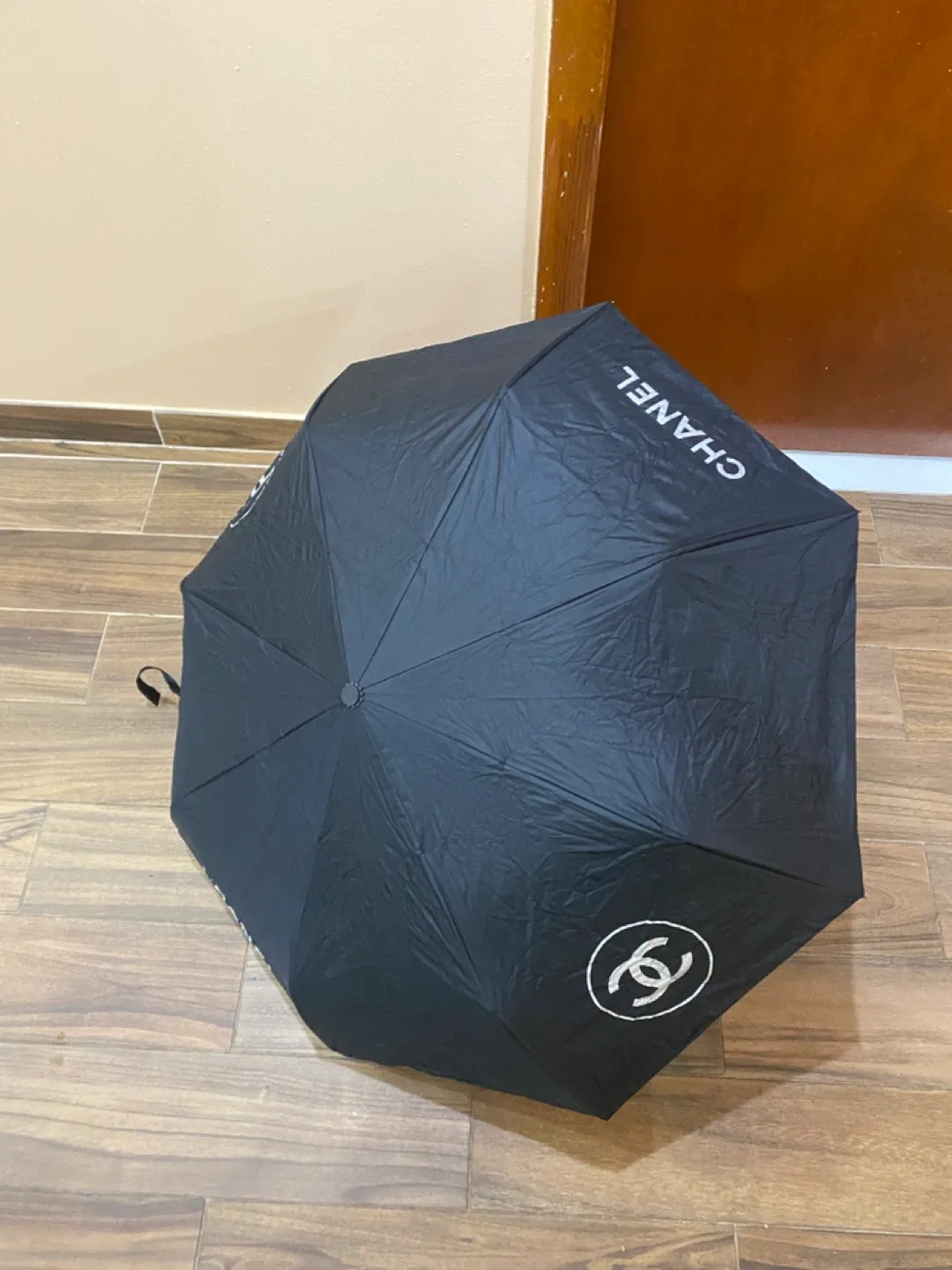 Chanel Black Umbrella faux image indicator(3)