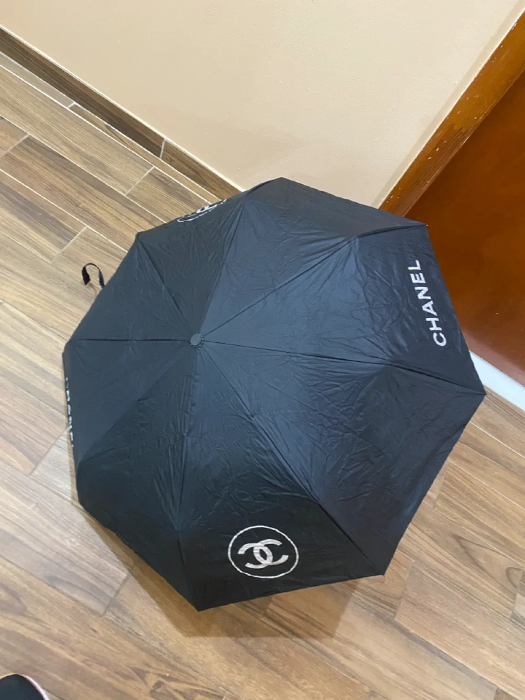 Chanel Black Umbrella faux image indicator(2)