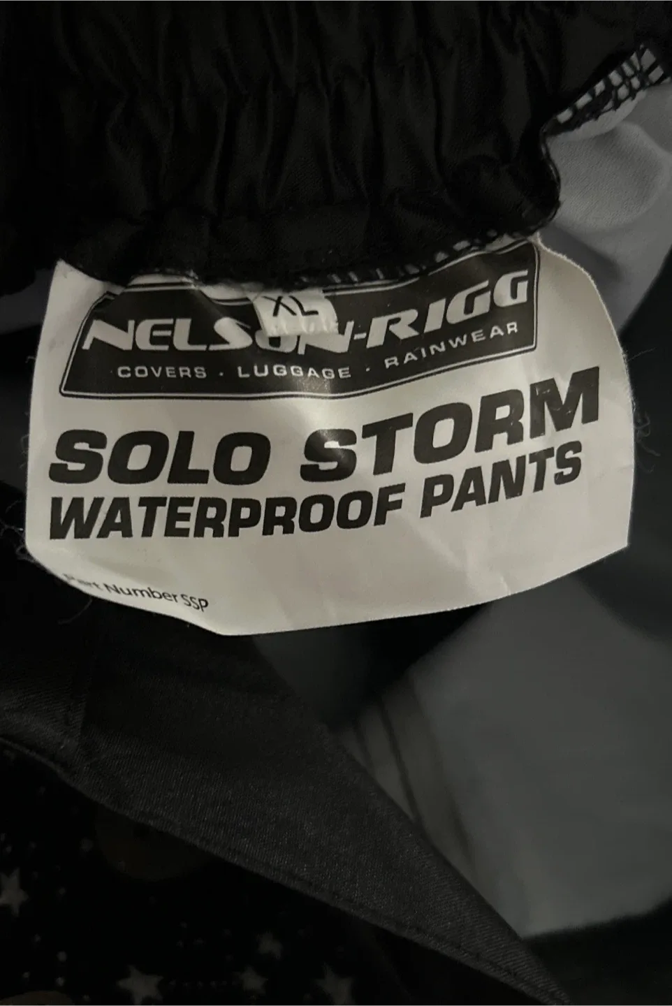 Nelson-Rigg Solo Storm Waterproof Pants