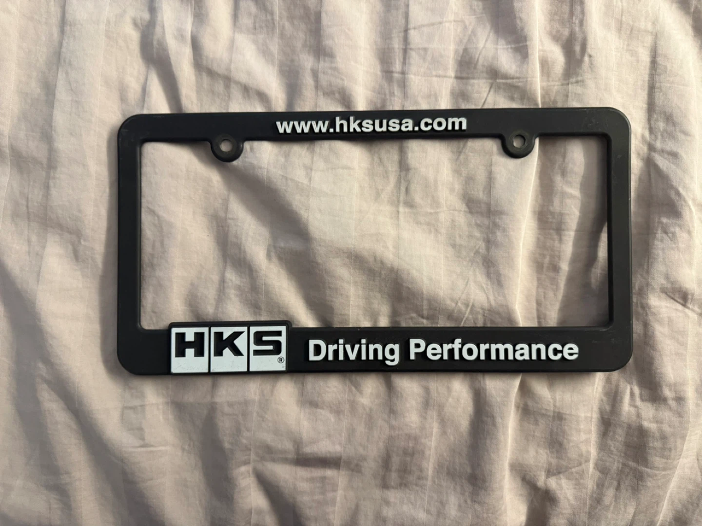 HKS Driving Performance License Plate Frame
