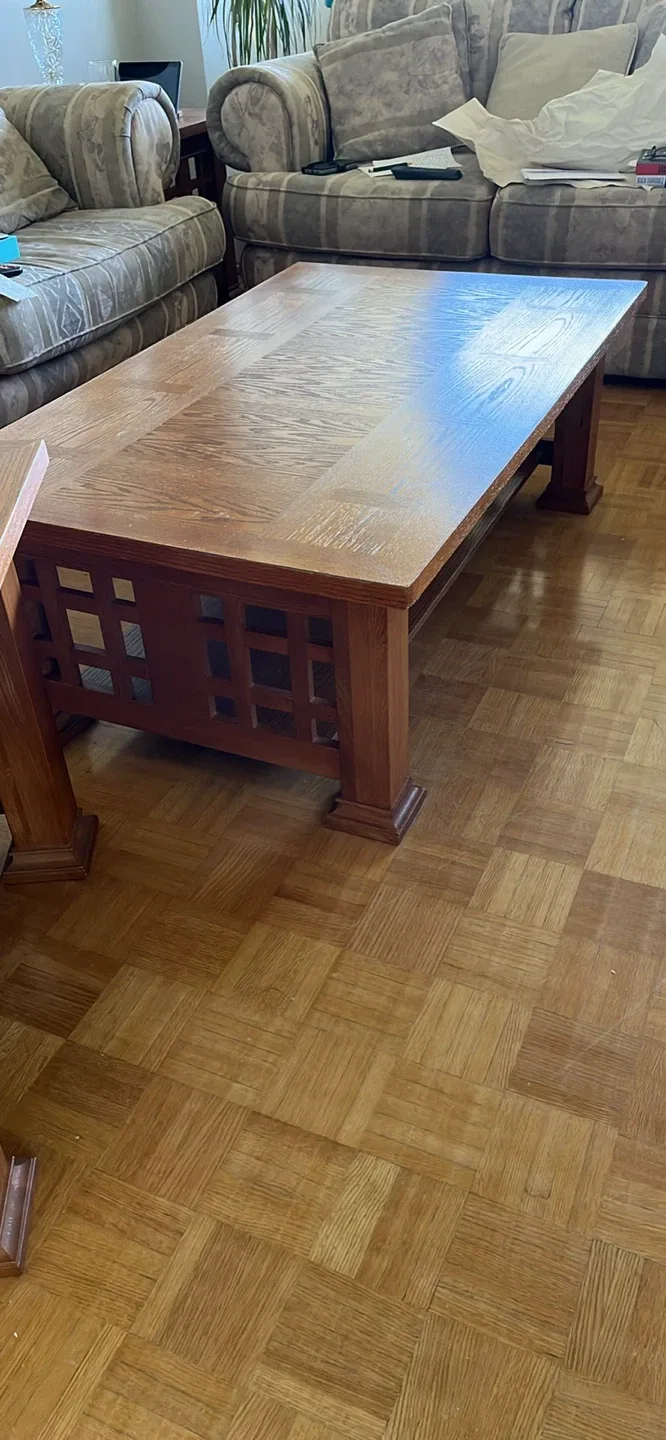 Wooden Coffee and End Table Set thumbnail
