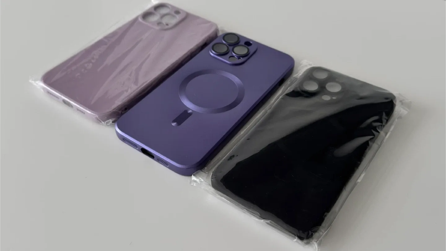 iPhone 13 Pro Max Cases - Purple, Lavender, Black thumbnail