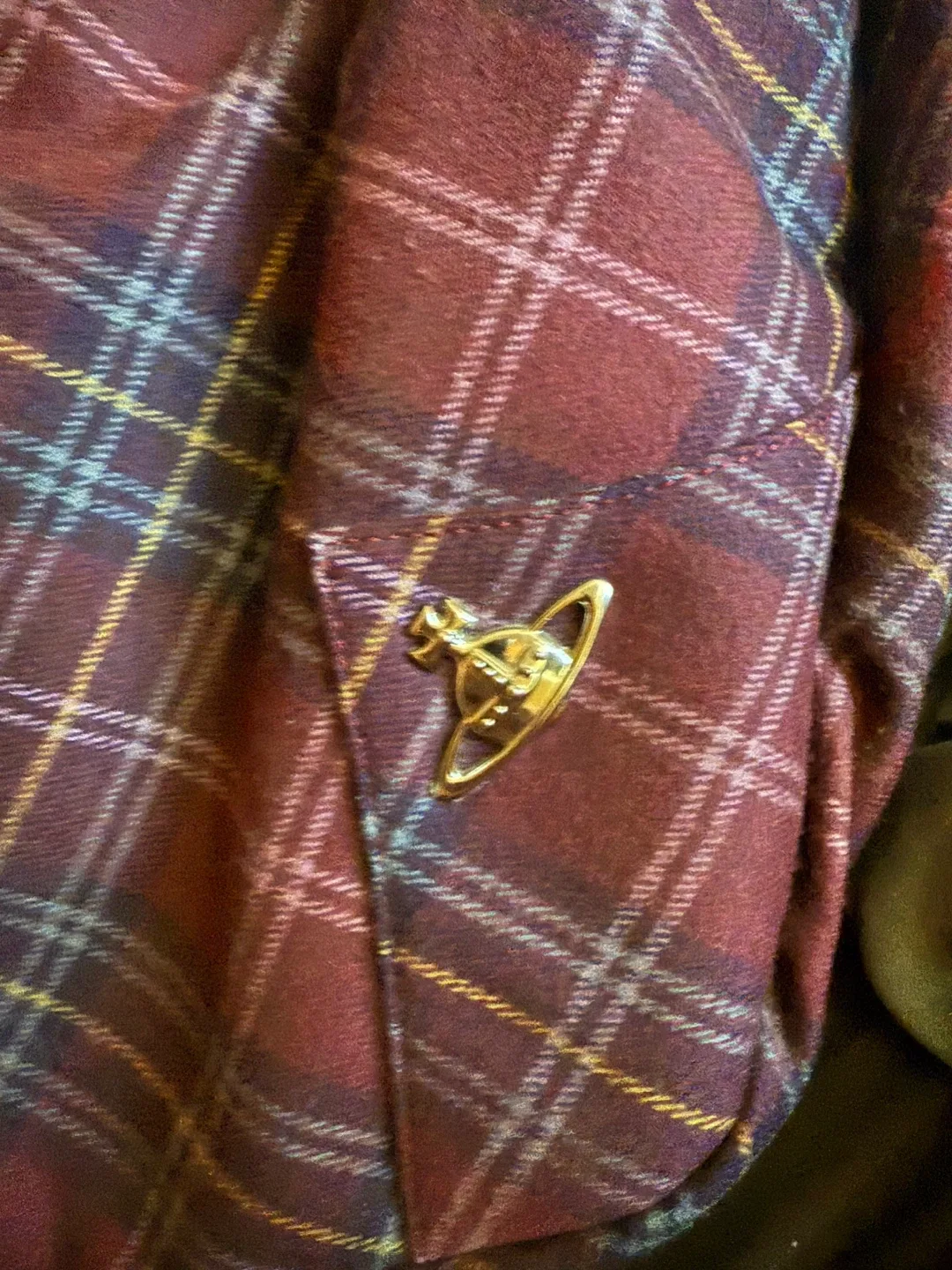 Vivienne Westwood Plaid Shoulder Bag image indicator(2)