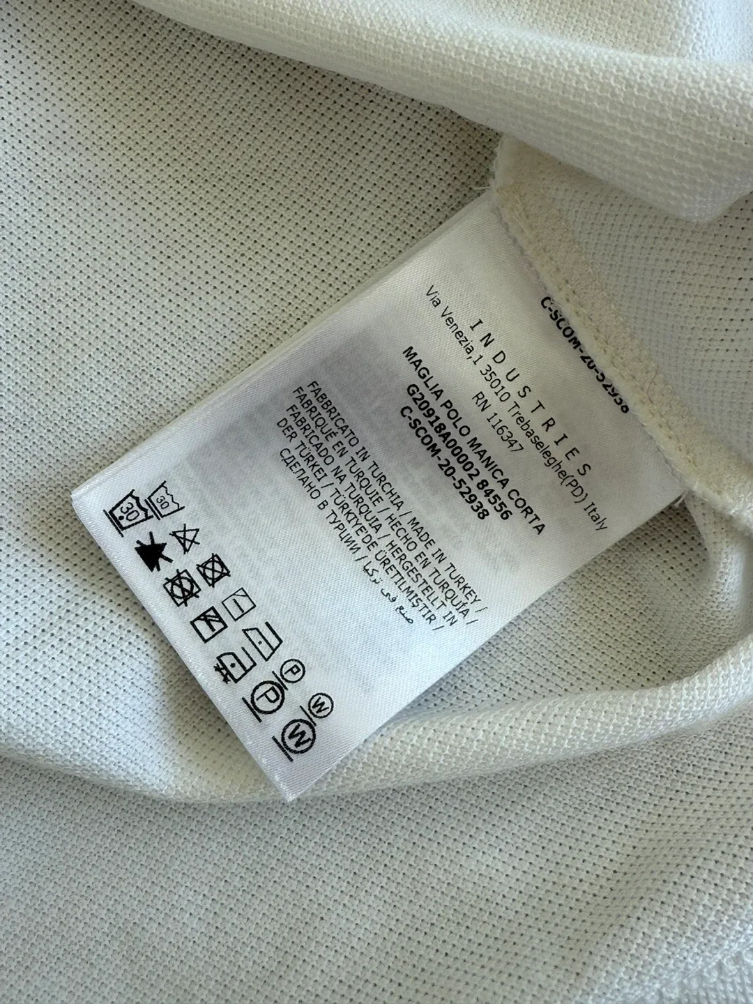 Moncler Stripe-Sleeve Cotton-Piqué Polo Shirt Men image indicator(4)