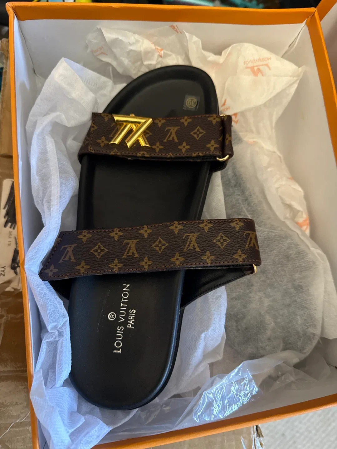 Louis Vuitton Frontrow Sneaker Slides Size 39 thumbnail