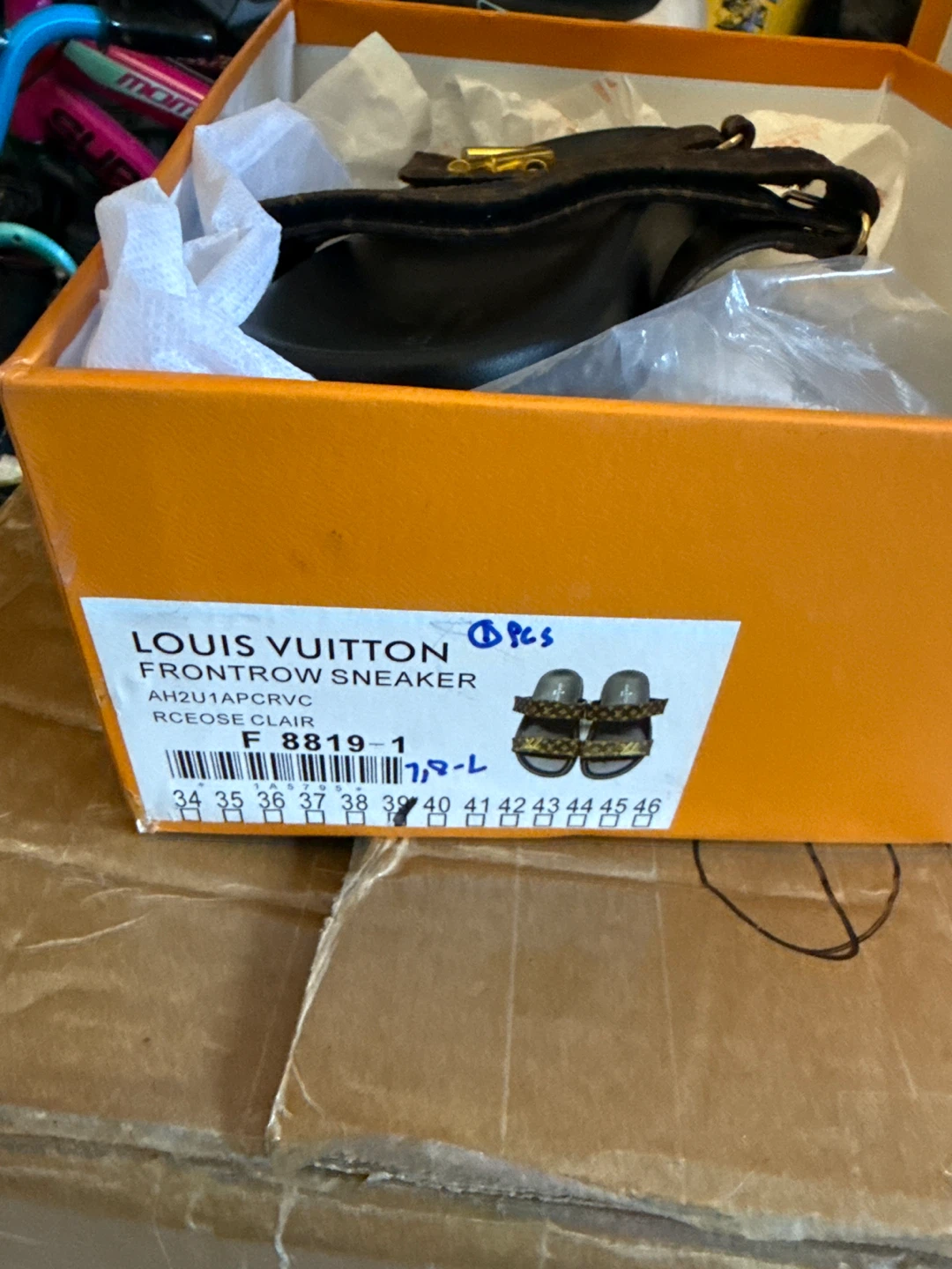 Louis Vuitton Frontrow Sneaker Slides Size 39 - photo 2