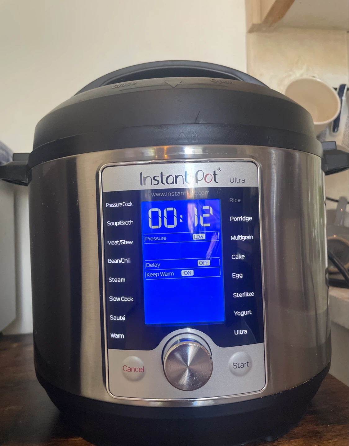 Instant Pot Ultra 60 Ultra 6 Qt 10-in-1 Electric Pressure Cooker
