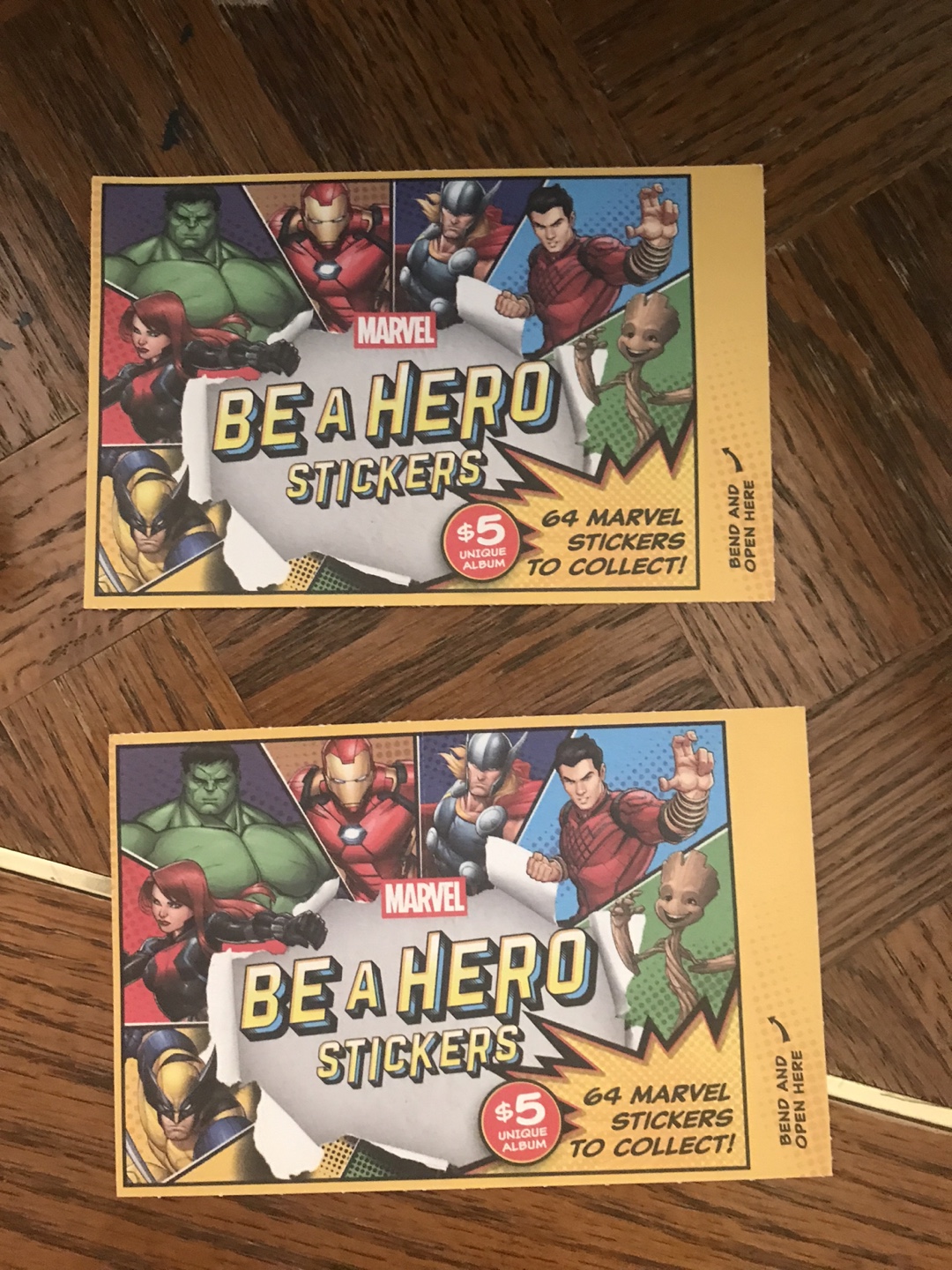Marvel Be A Hero Stickers