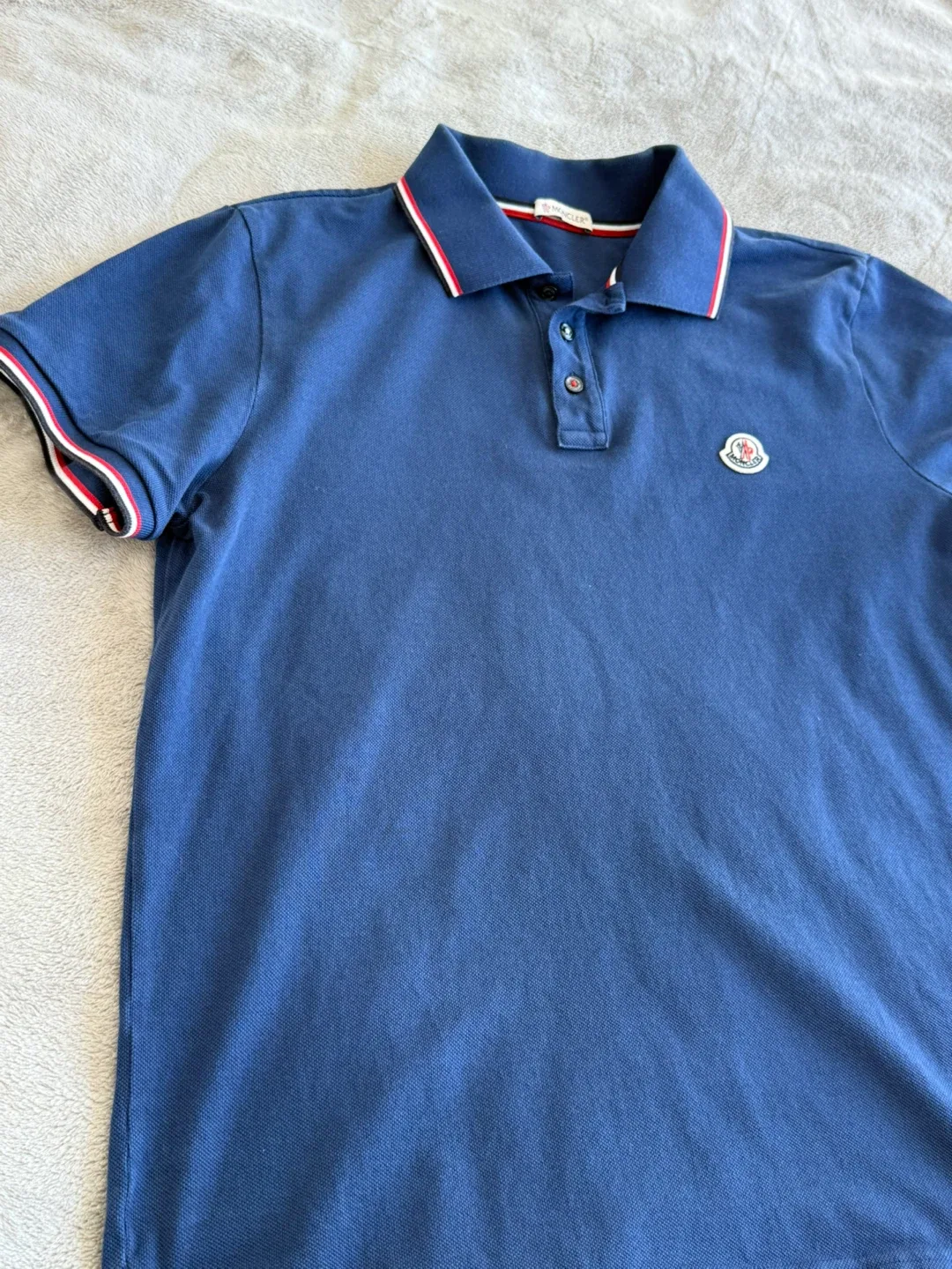 Moncler Men’s Blue Polo Shirt image indicator(2)