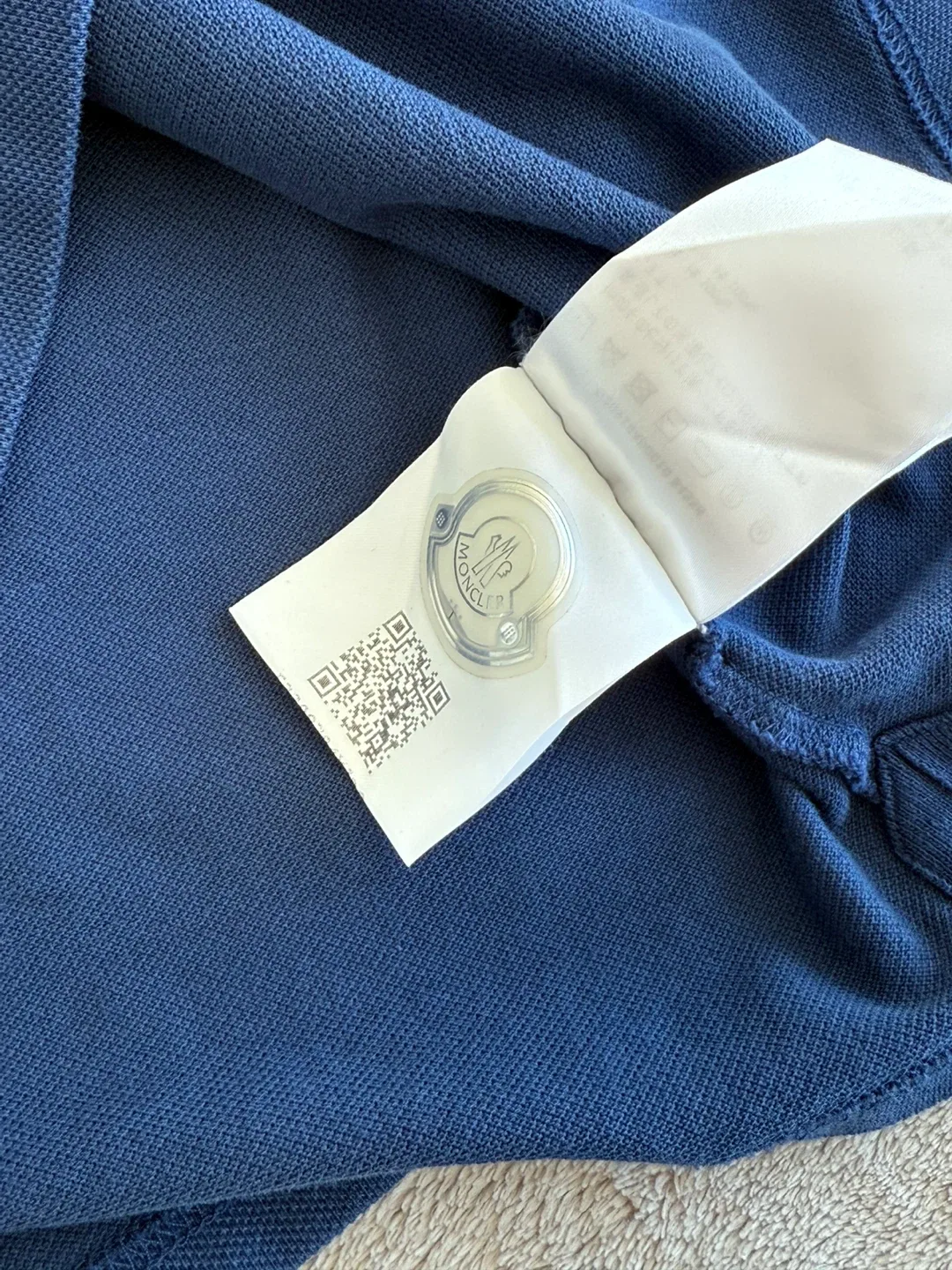 Moncler Men’s Blue Polo Shirt image indicator(7)