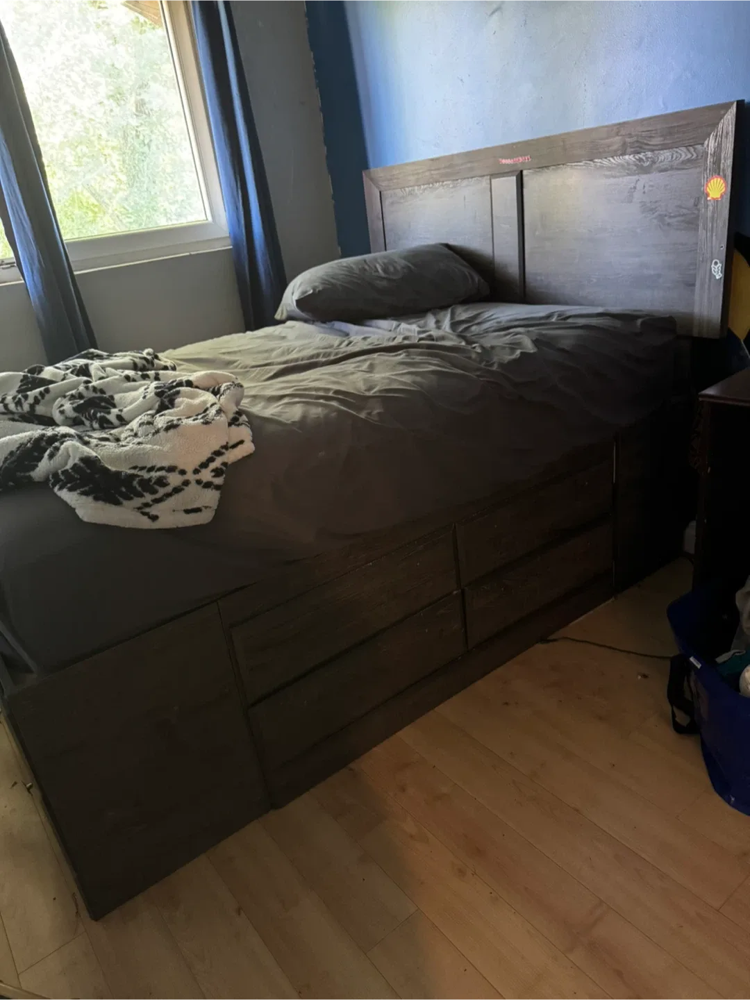 Double Bed Frame with Storage Drawers thumbnail