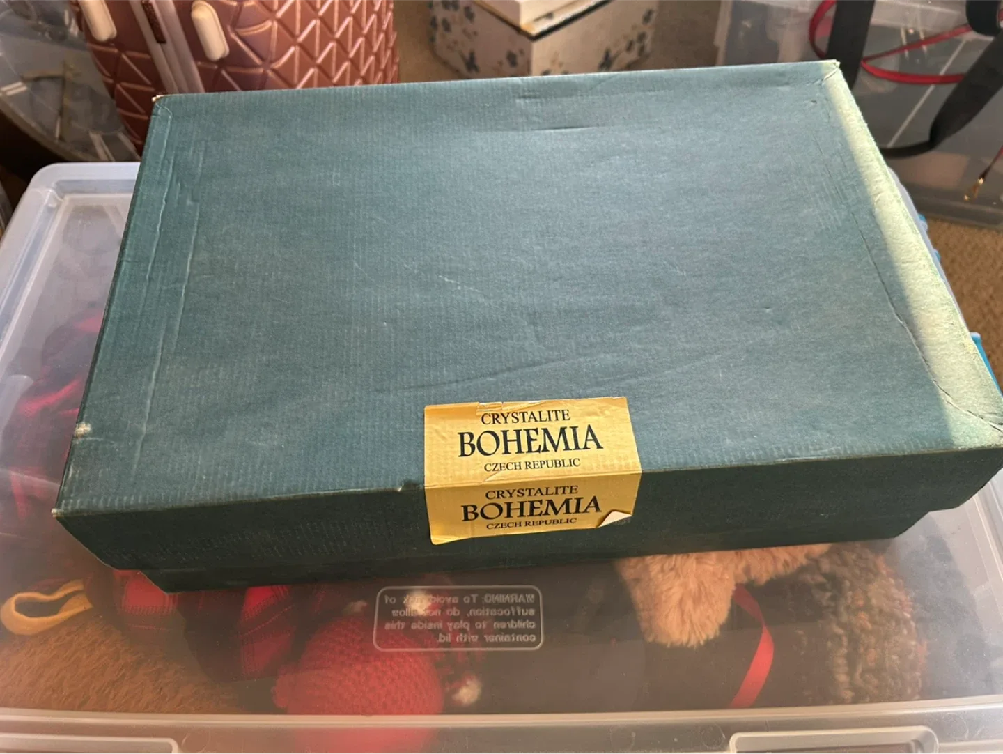 Bohemia Crystalite Decanter & Glass Set - New in Box! image indicator(2)