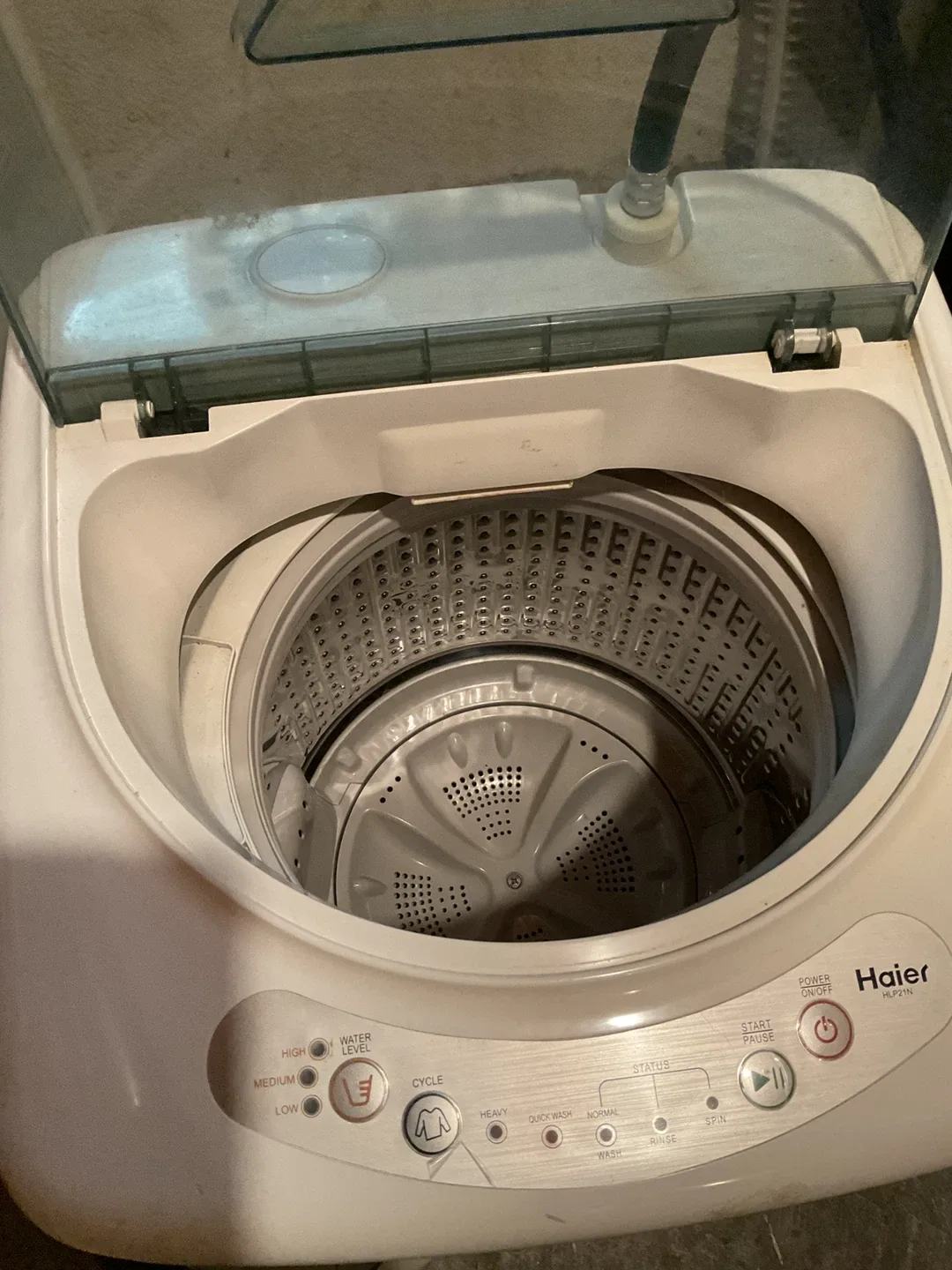 Haier Clothes Washer, Model HLP21N image indicator(5)