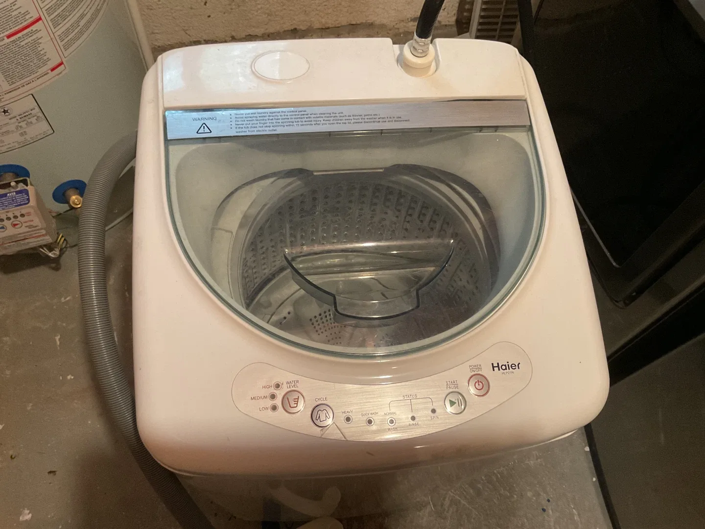 Haier Clothes Washer, Model HLP21N